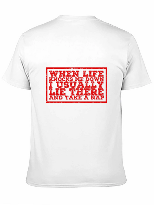 Funny When Life Knocks Me Down T-Shirt