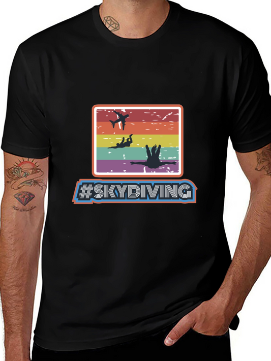 Skydiving Retro T-Shirt - Adventure Seeker Apparel