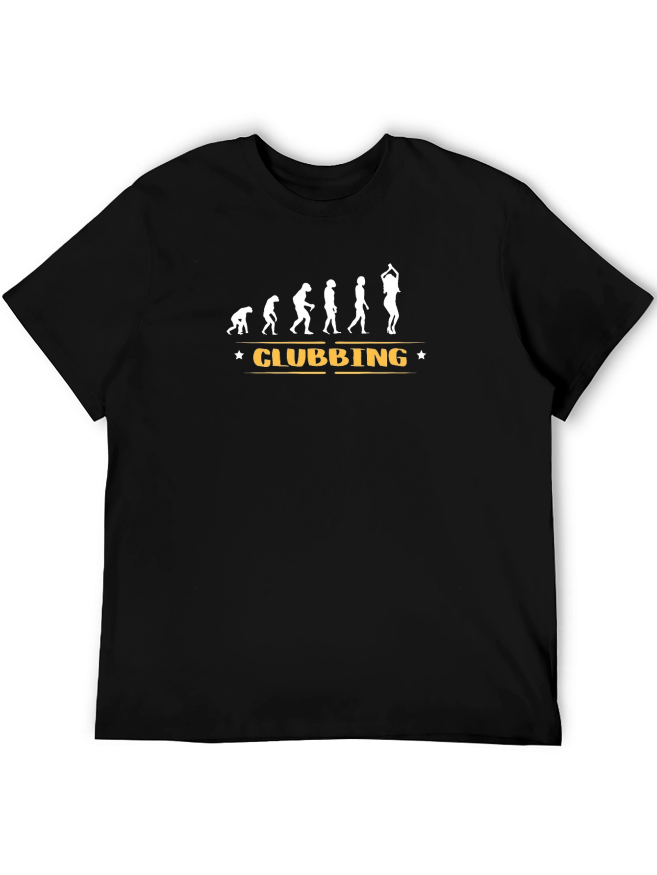 Clubbing Evolution Graphic T-Shirt