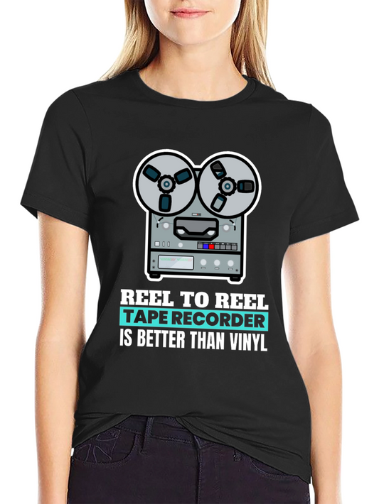 Reel to Reel Tape Recorder Fan T-Shirt