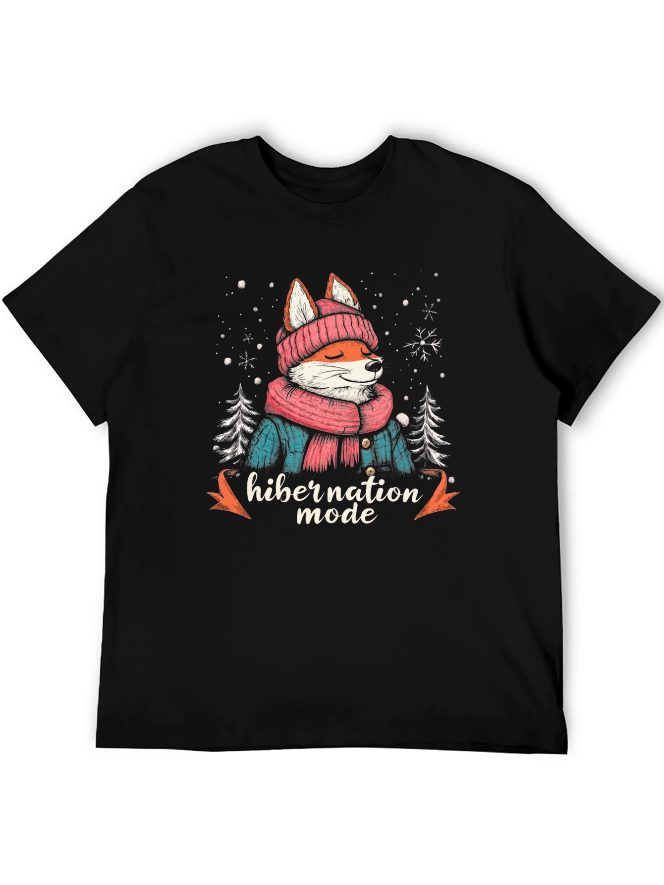 Hibernation Mode Fox Graphic Tee