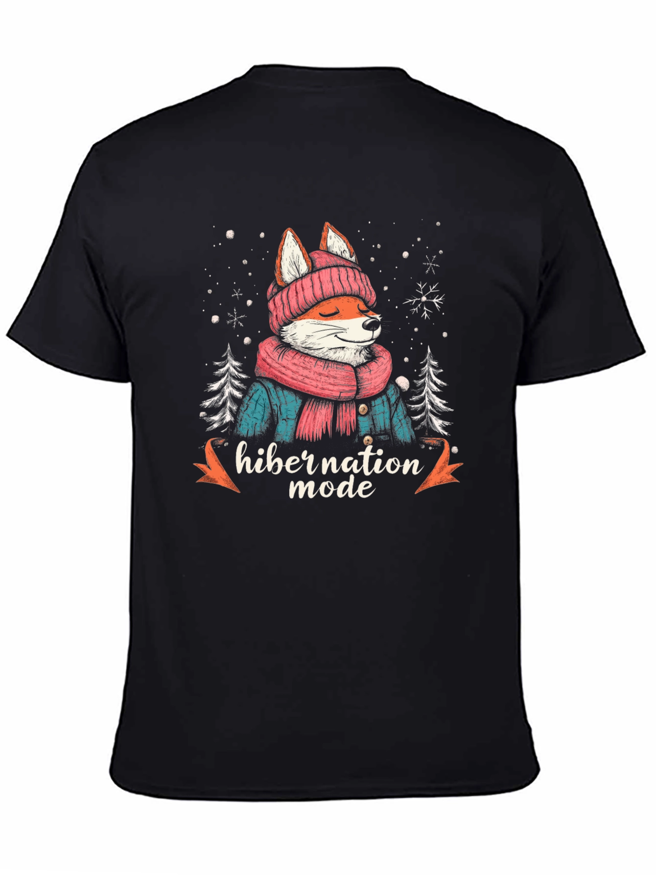 Hibernation Mode Fox Graphic Tee