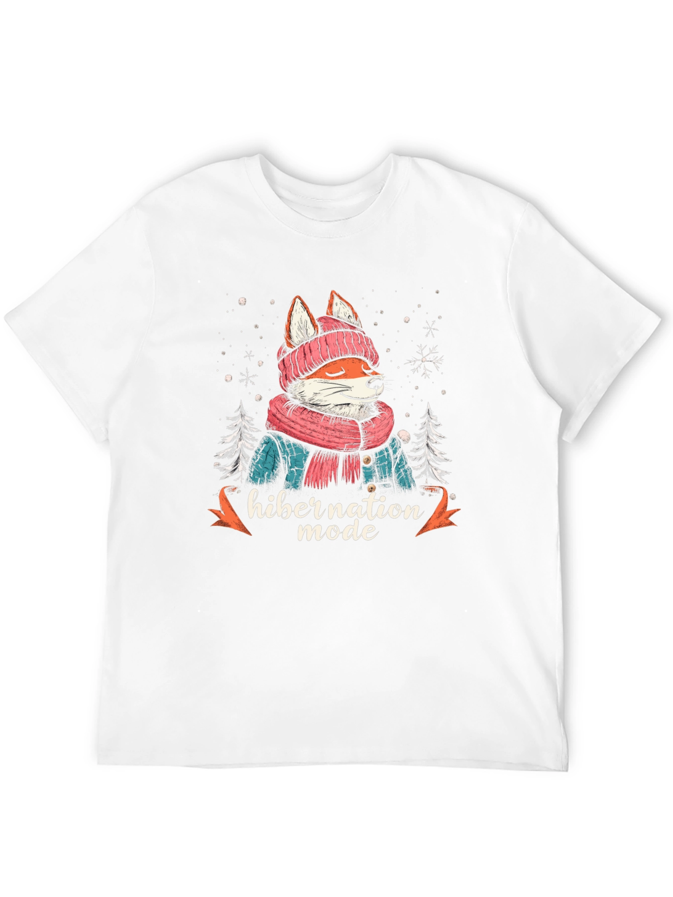 Hibernation Mode Fox Graphic Tee