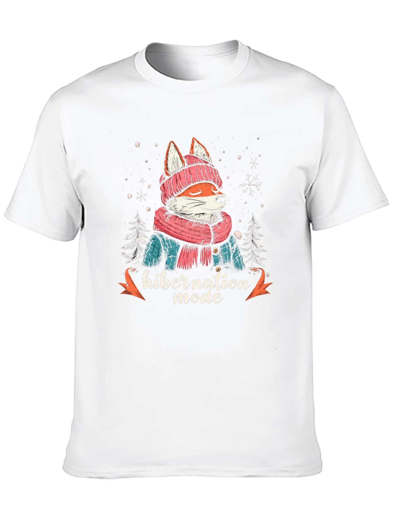 Hibernation Mode Fox Graphic Tee