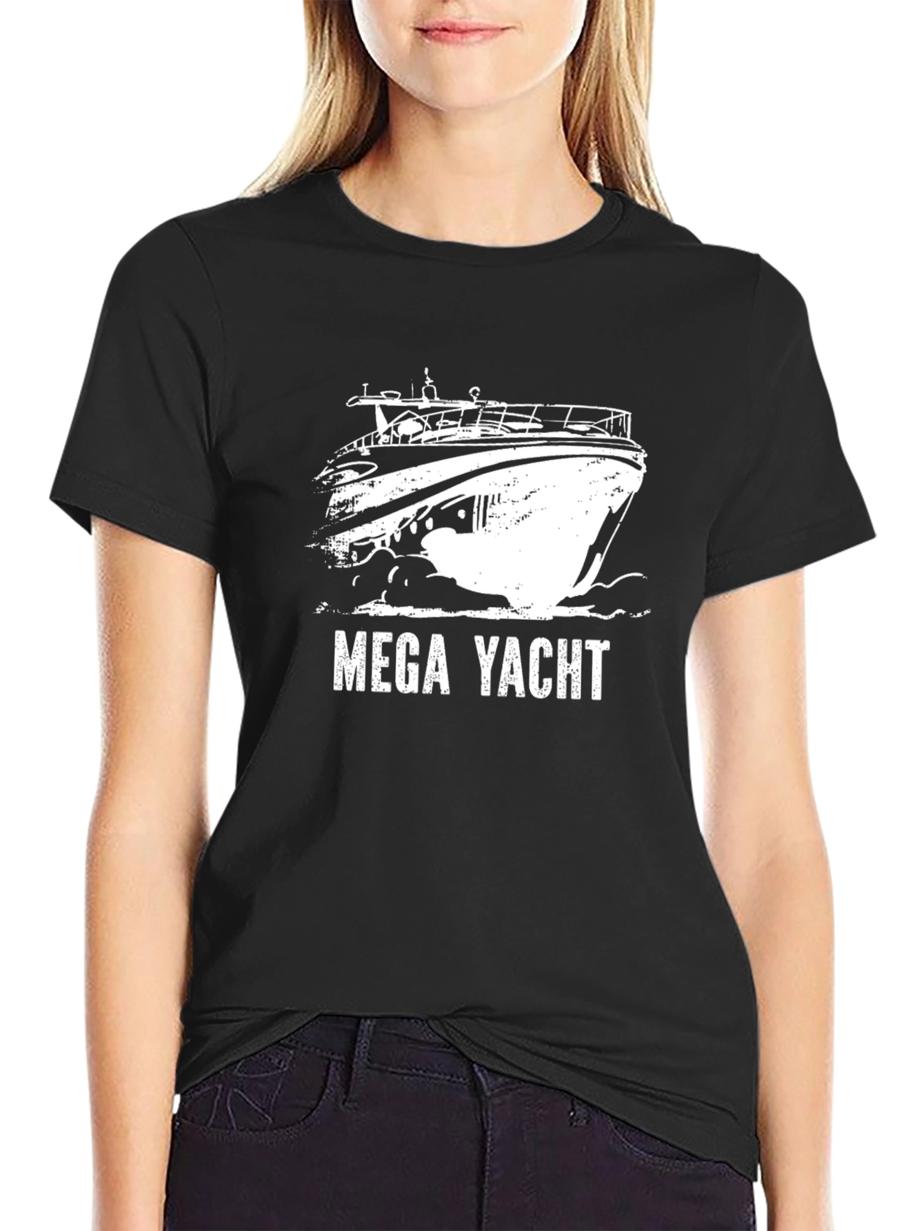 Mega Yacht Graphic T-Shirt - Stylish Boating Tee