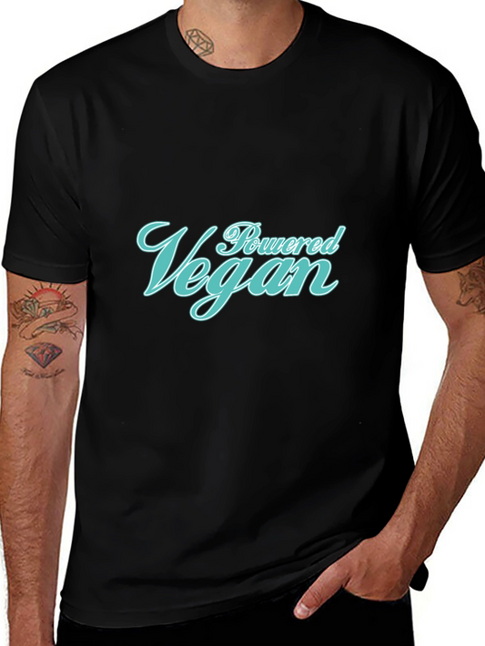 Powered Vegan Black T-Shirt