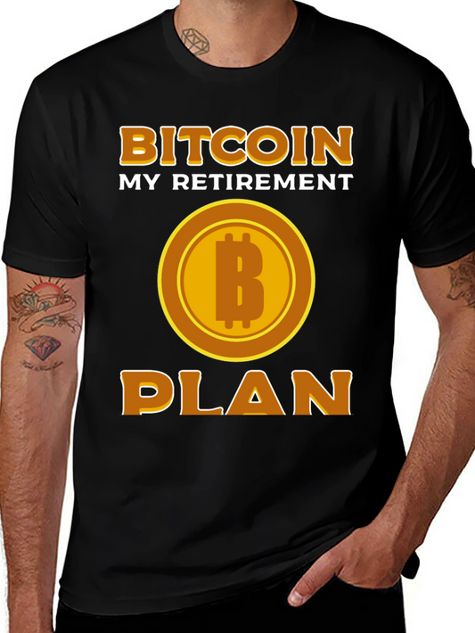 Bitcoin Retirement Plan Graphic T-Shirt