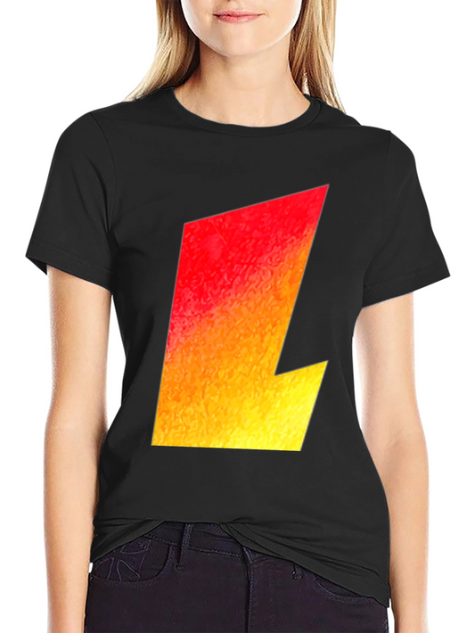 Flame Bolt Graphic Tee - Bold Statement Shirt