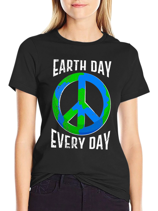 Earth Day Everyday Peace Sign T-Shirt