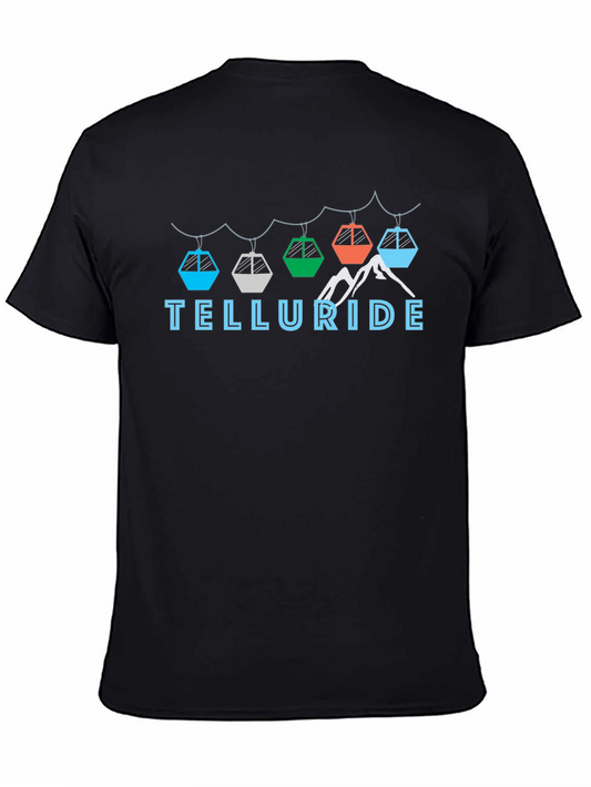 Telluride Gondola Graphic T-Shirt - Mountain Adventure Tee