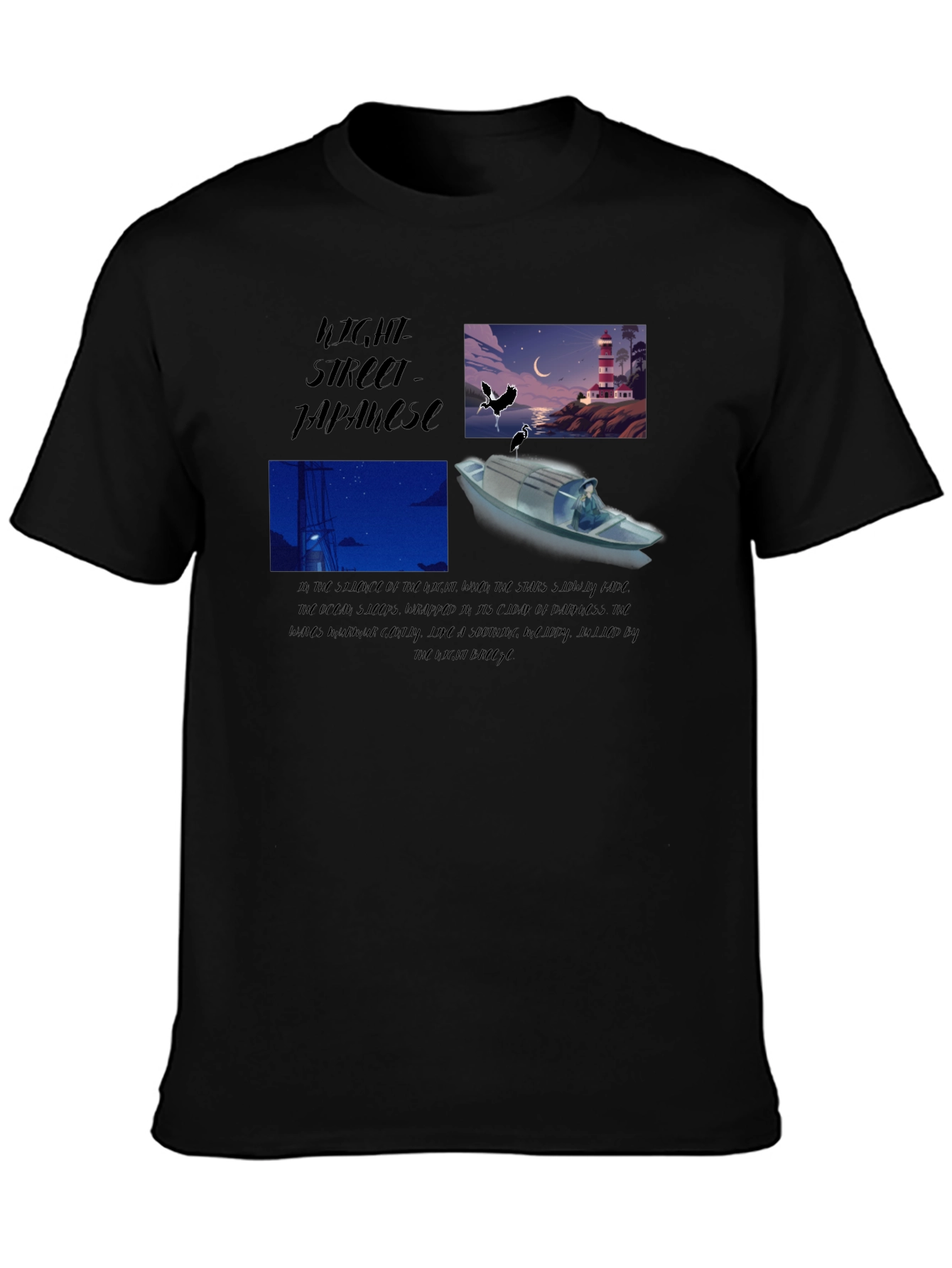 Japanese Night Street T-Shirt