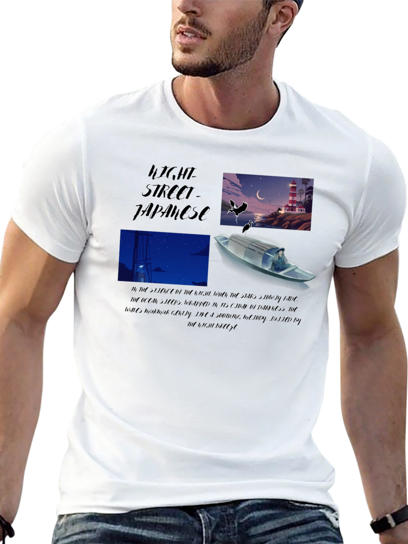 Japanese Night Street T-Shirt