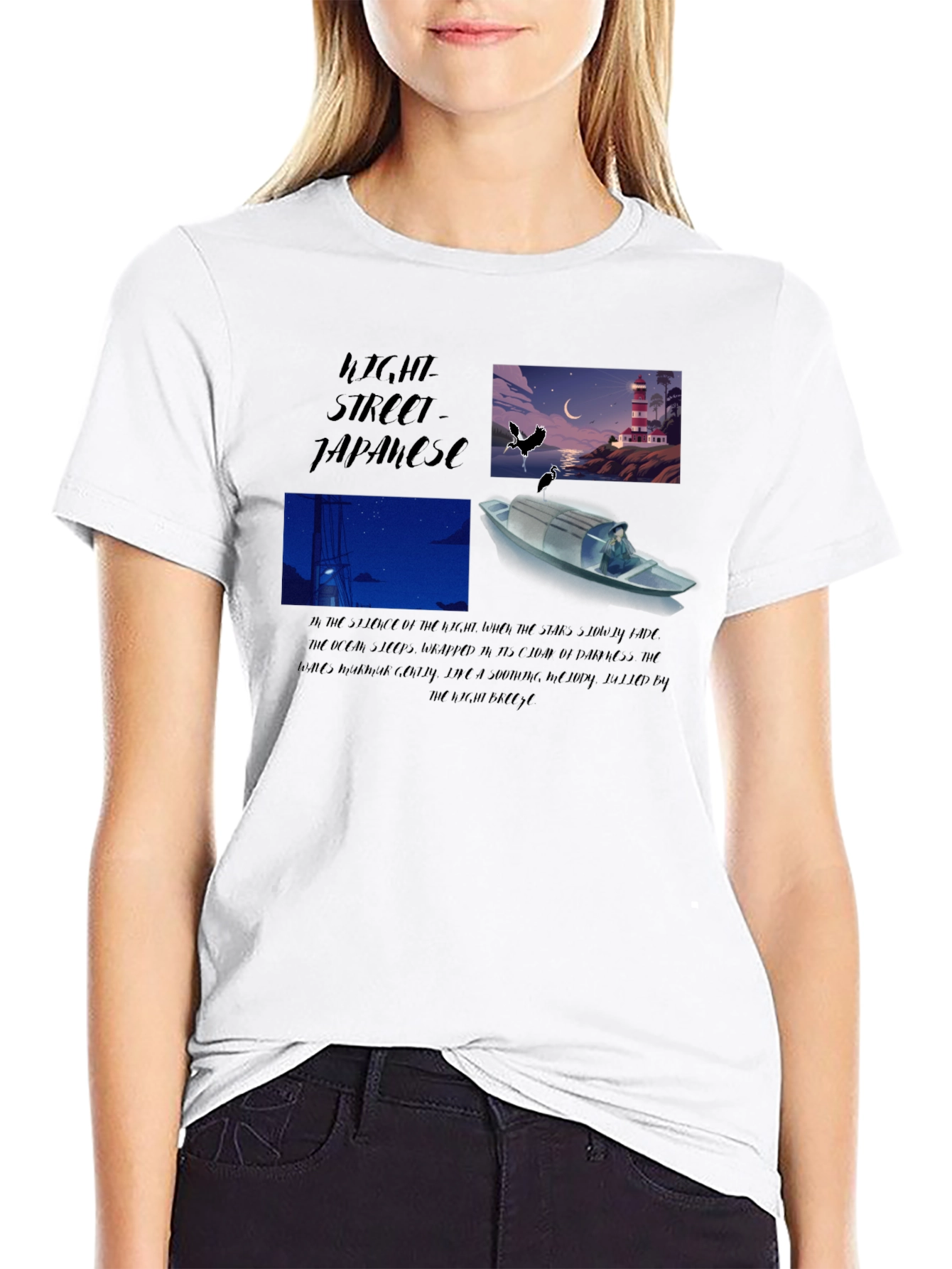 Japanese Night Street T-Shirt