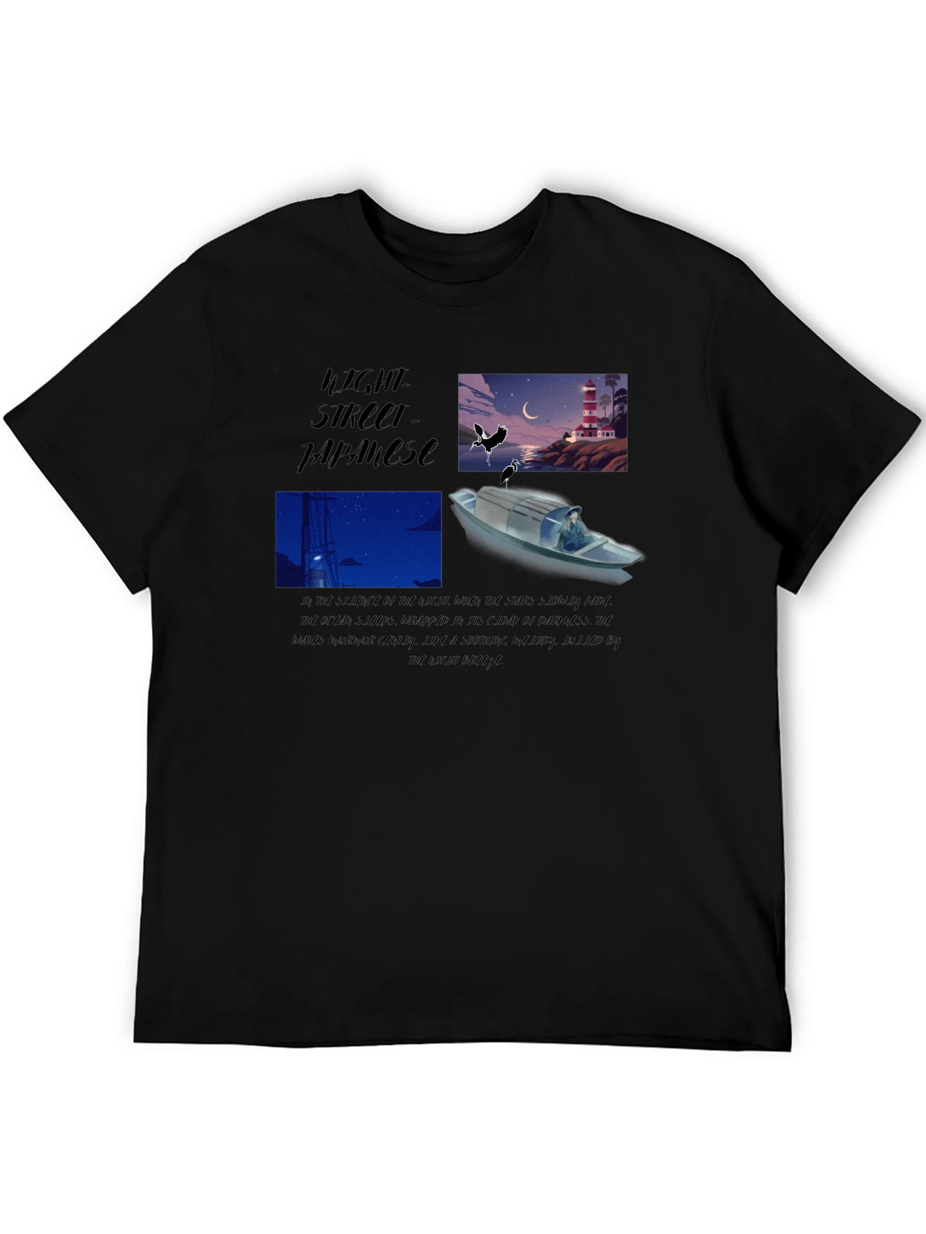 Japanese Night Street T-Shirt