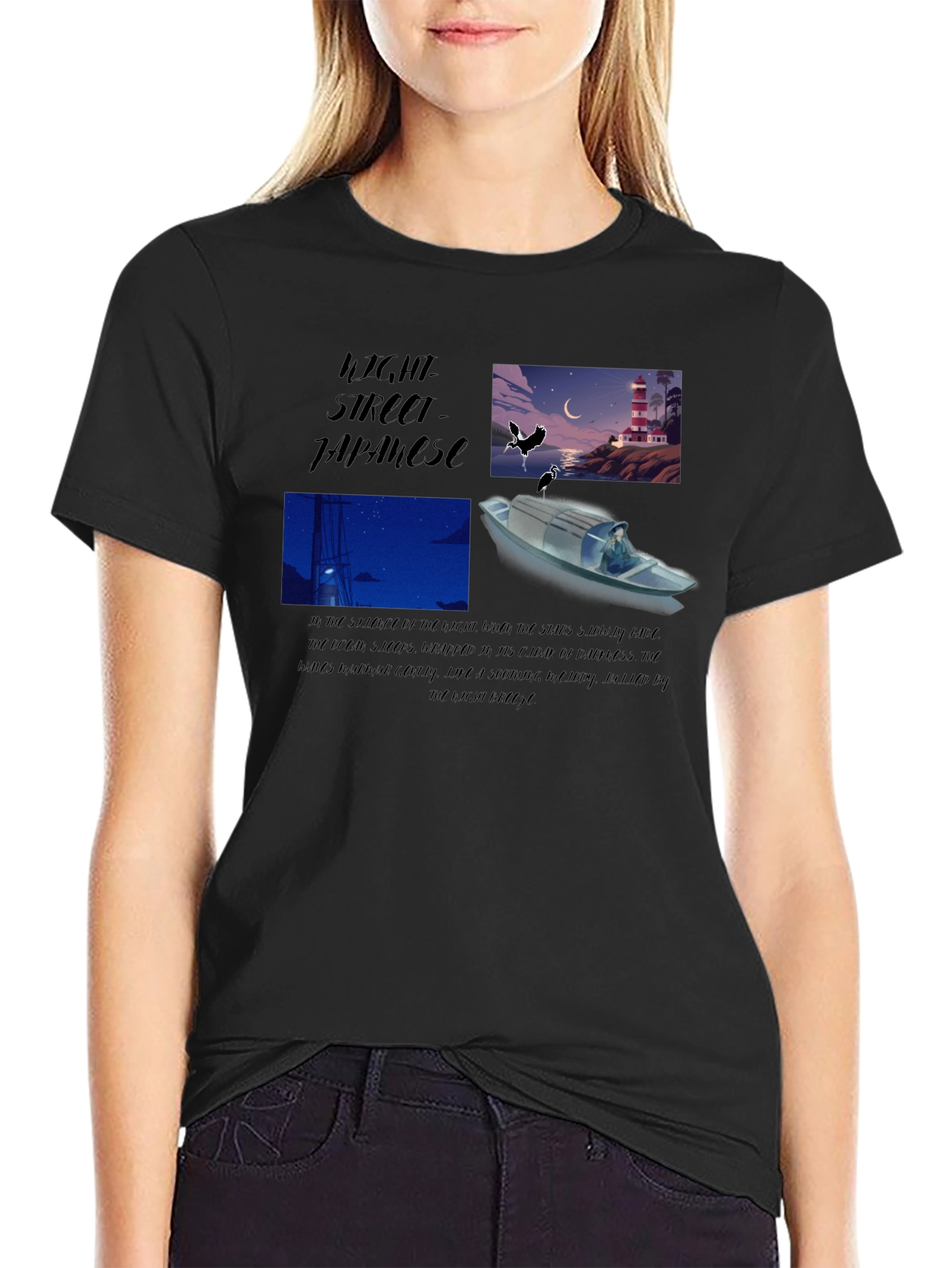 Japanese Night Street T-Shirt