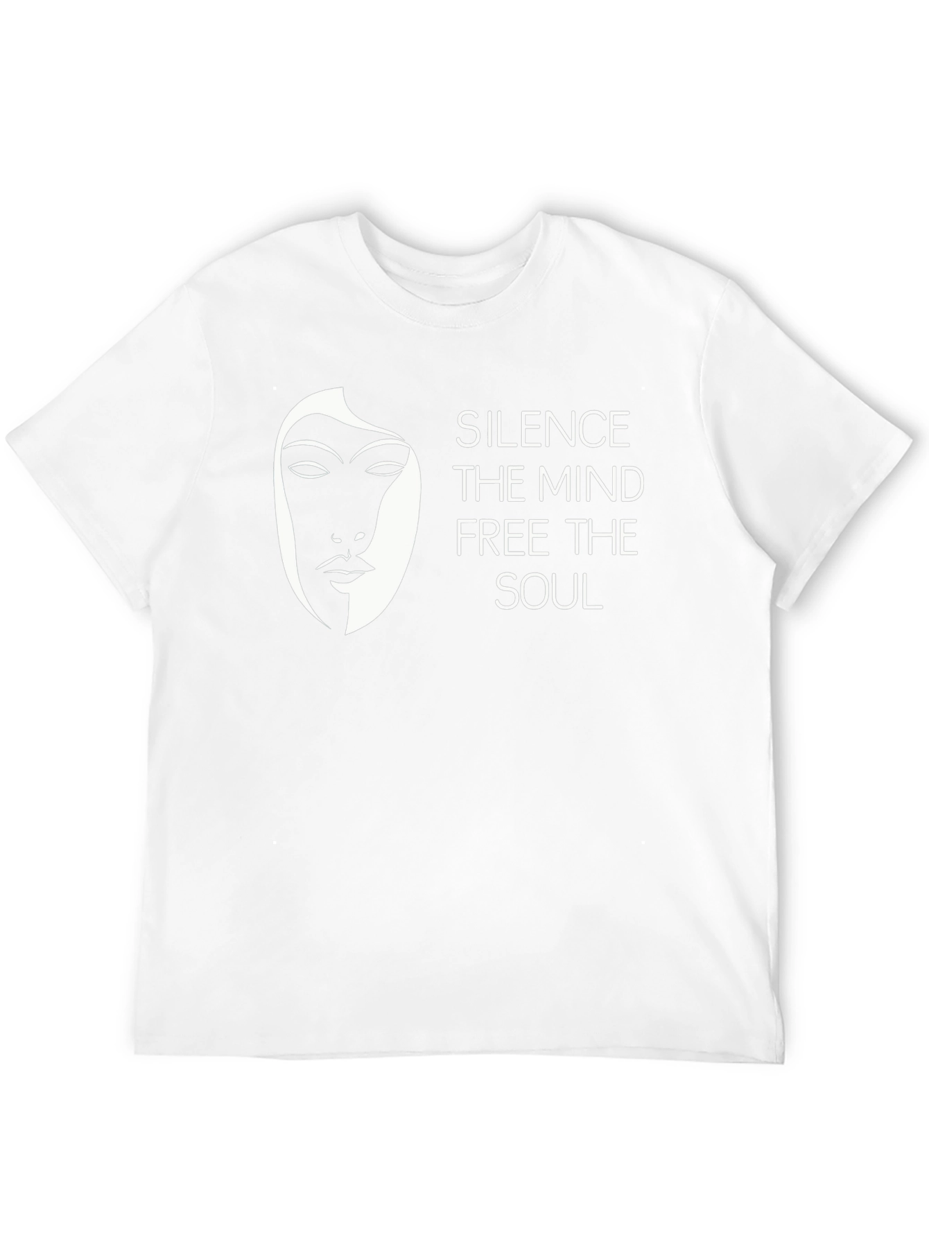 Silence Mind Free Soul T-Shirt - Black