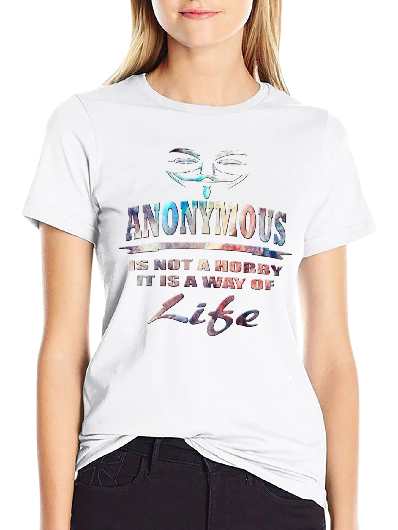 Anonymous Way Of Life Graphic T-Shirt