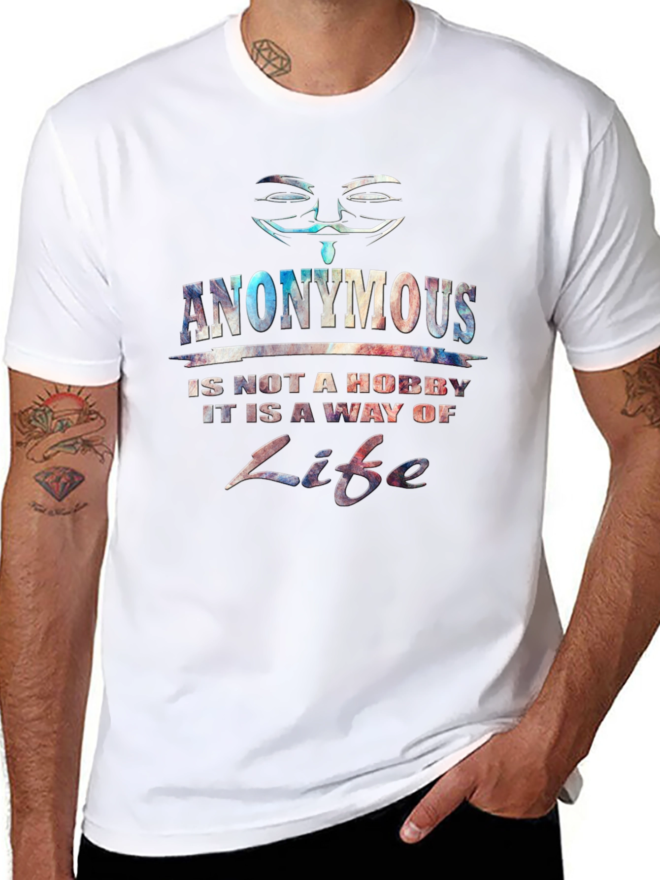 Anonymous Way Of Life Graphic T-Shirt