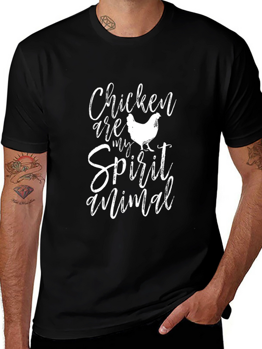 Chicken Spirit Animal Graphic T-Shirt
