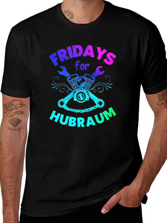 Fridays for Hubraum T-Shirt Mechanic Funny Car Shirt
