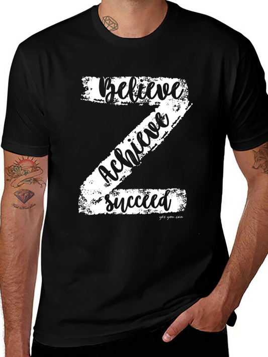 Believe Achieve Succeed Graphic Tee