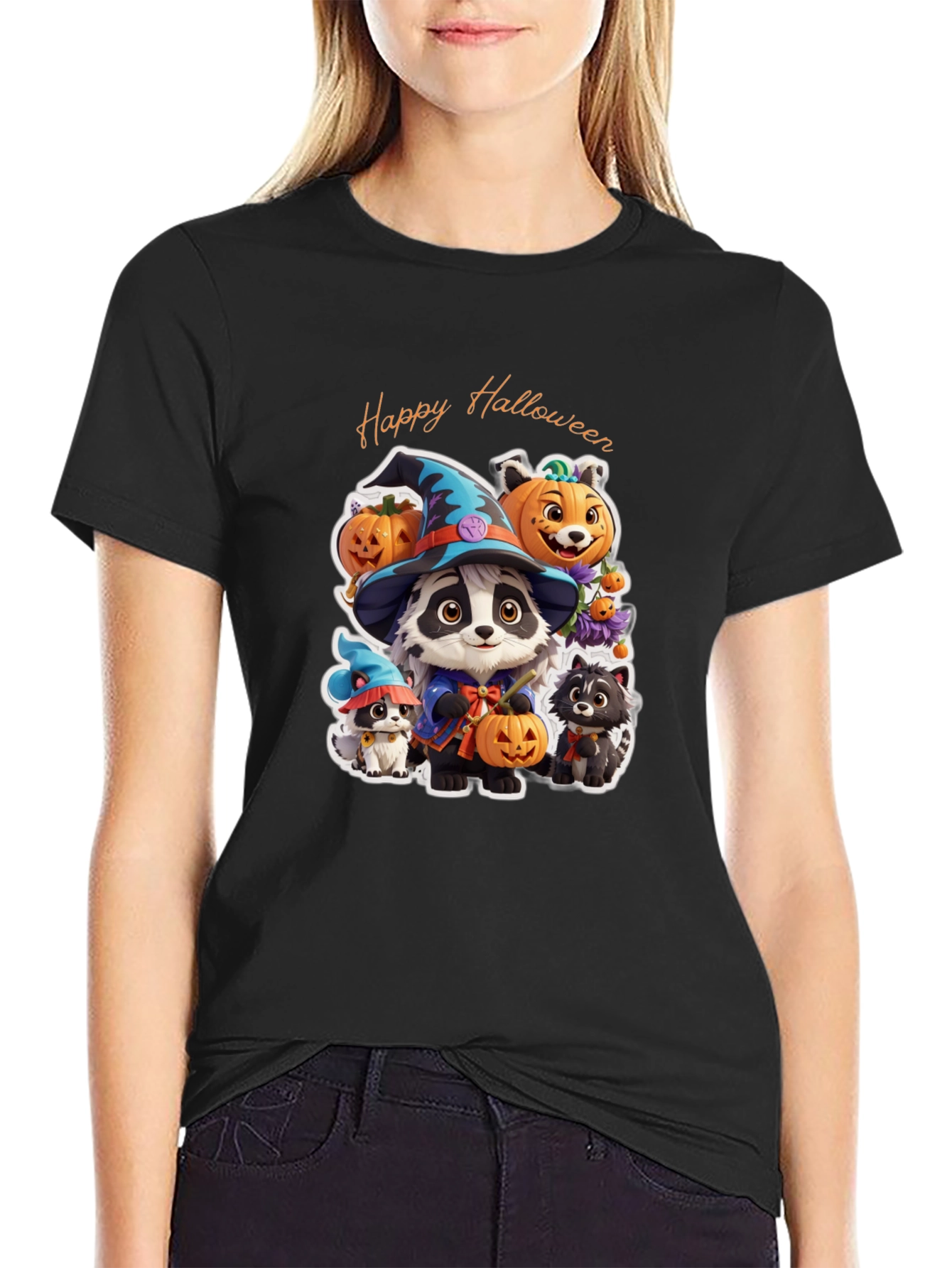 Happy Halloween Animal T-Shirt