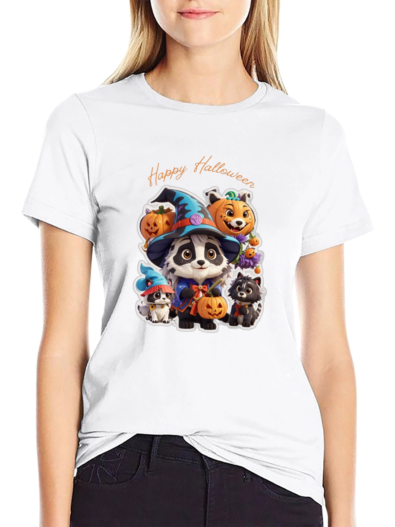 Happy Halloween Animal T-Shirt