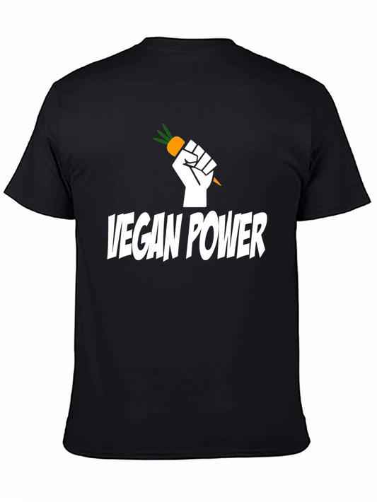 Vegan Power T-Shirt - Fist Holding Carrot