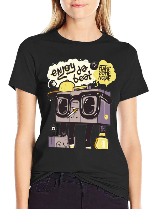 Enjoy Da Beat Graphic T-Shirt