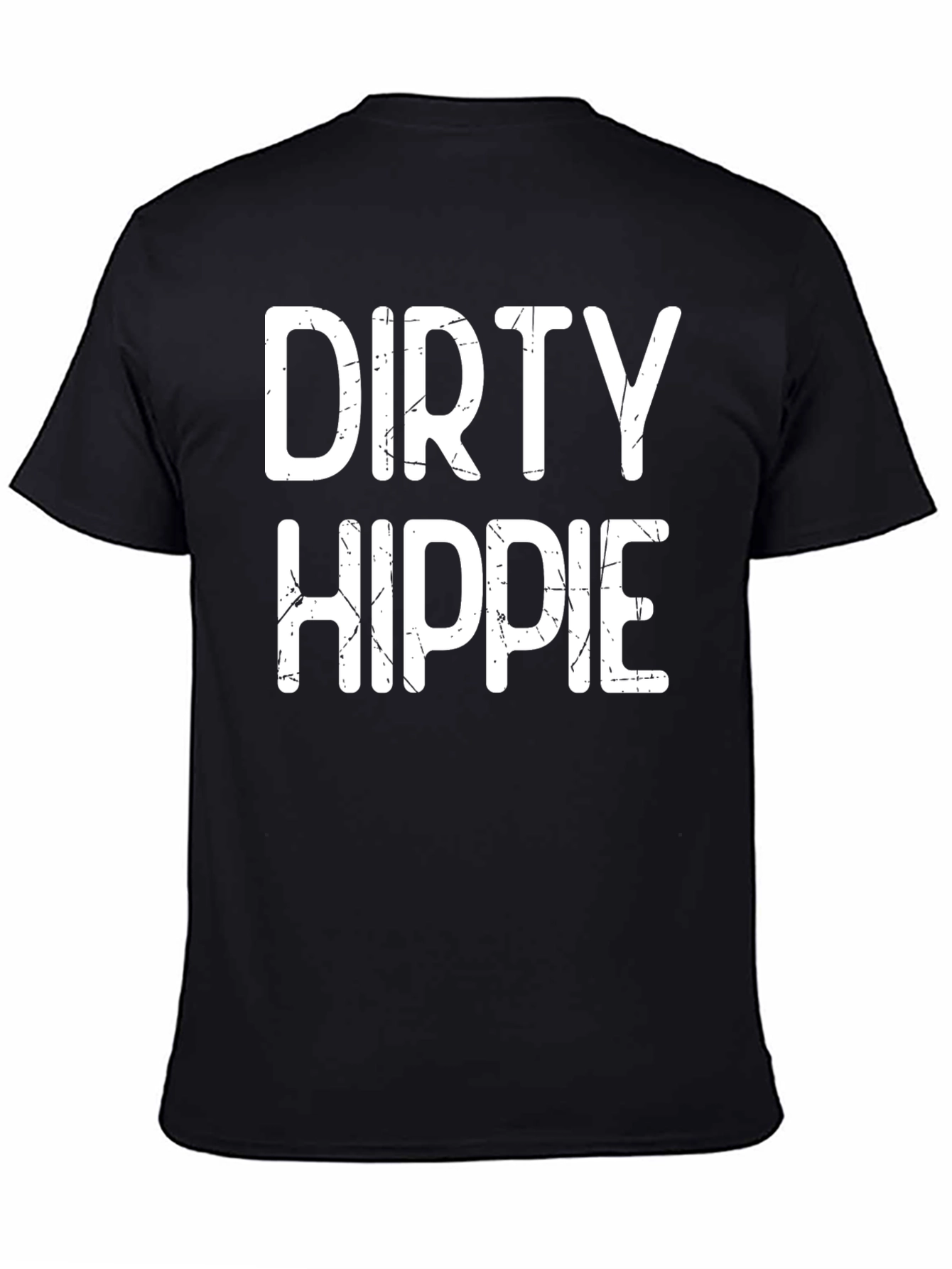 Dirty Hippie Graphic T-Shirt - Black