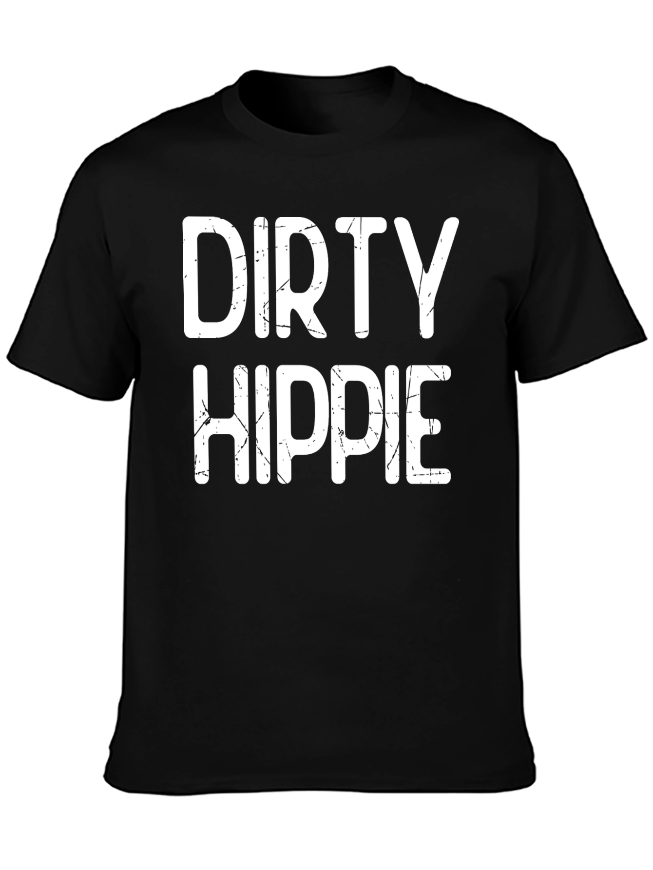 Dirty Hippie Graphic T-Shirt - Black