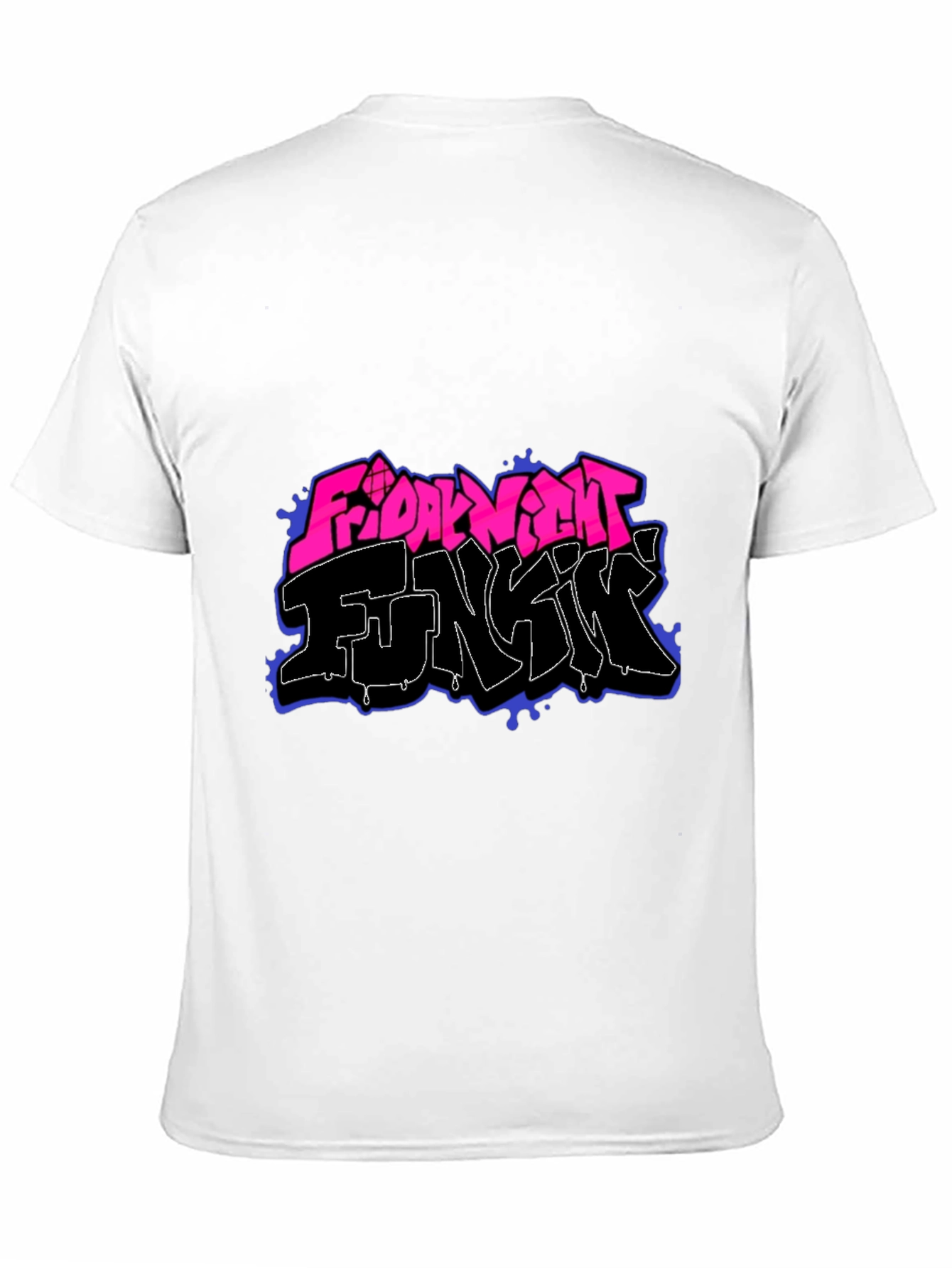 Friday Night Funkin Graphic Tee - Black Cotton T-Shirt