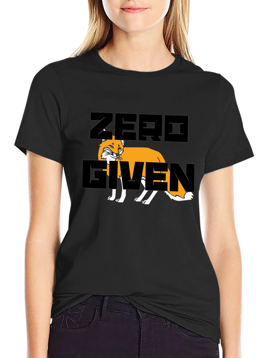 Zero Fox Given T-Shirt - Black Cotton Tee