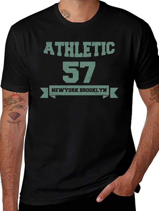 Athletic 57 New York Brooklyn Black T-Shirt