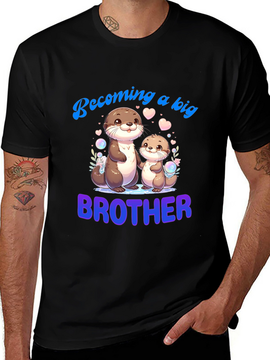 Becoming A Big Brother Otter T-Shirt