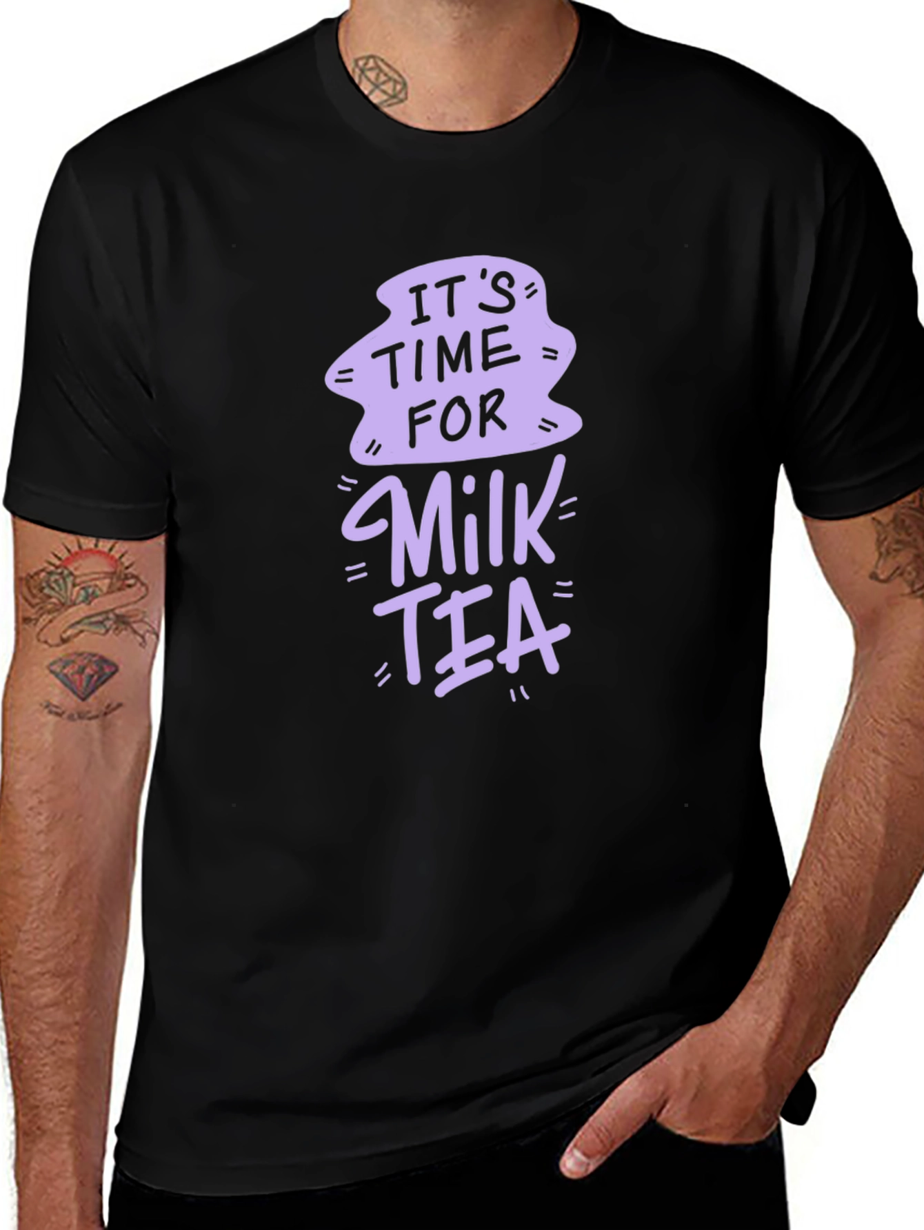 Its Time for Milk Tea Graphic T-Shirt