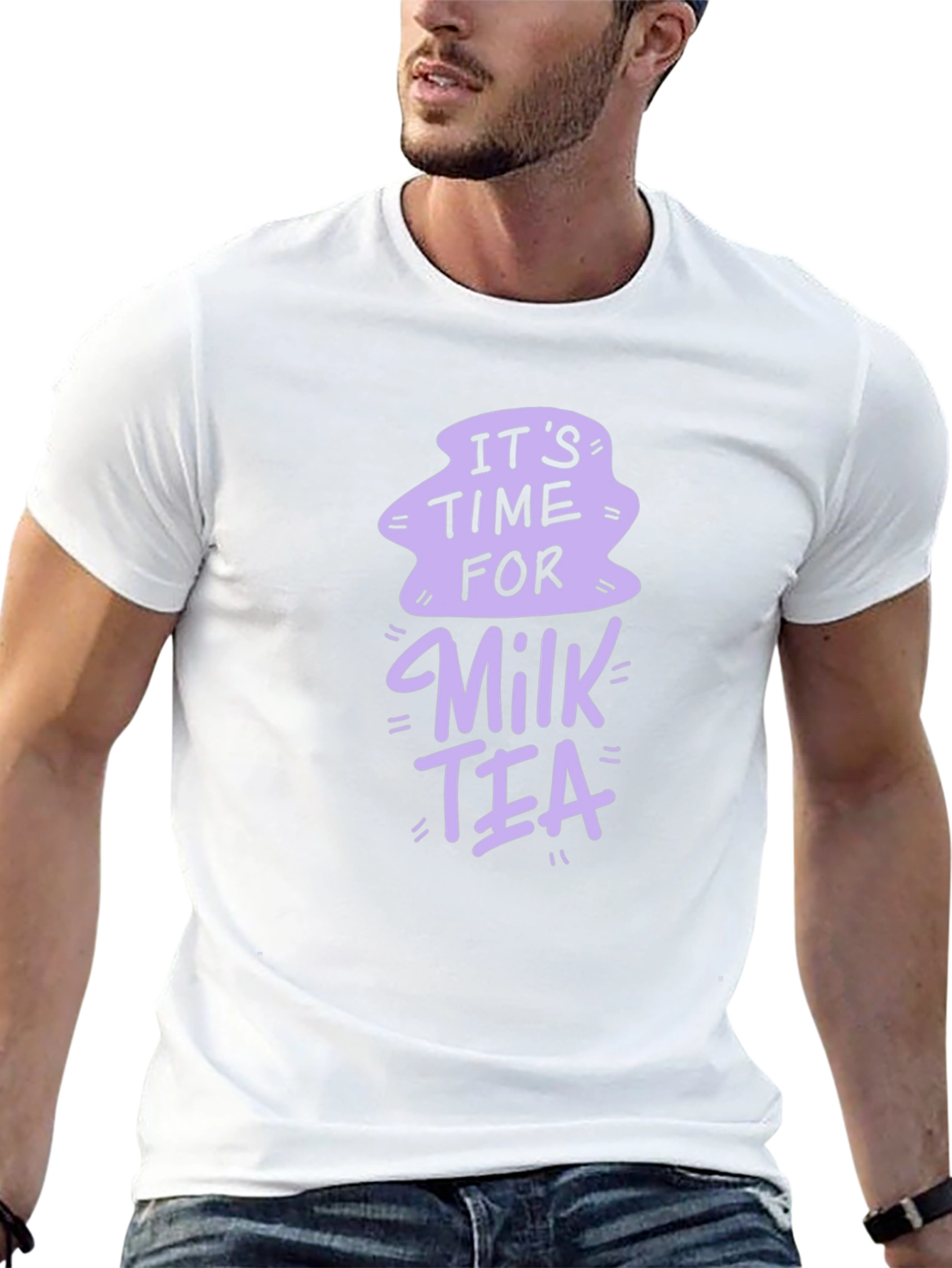 Its Time for Milk Tea Graphic T-Shirt