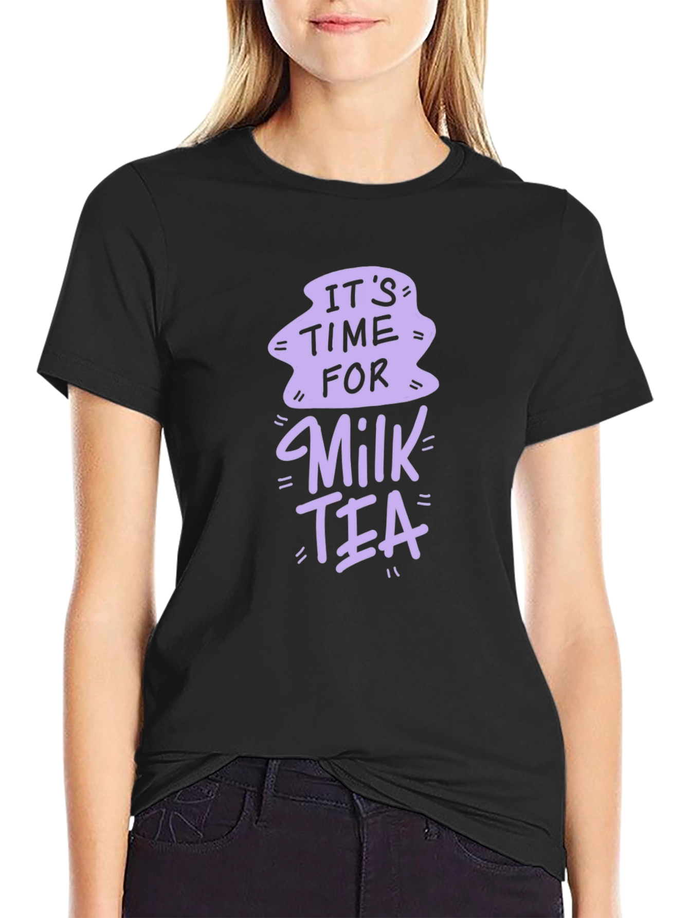 Its Time for Milk Tea Graphic T-Shirt