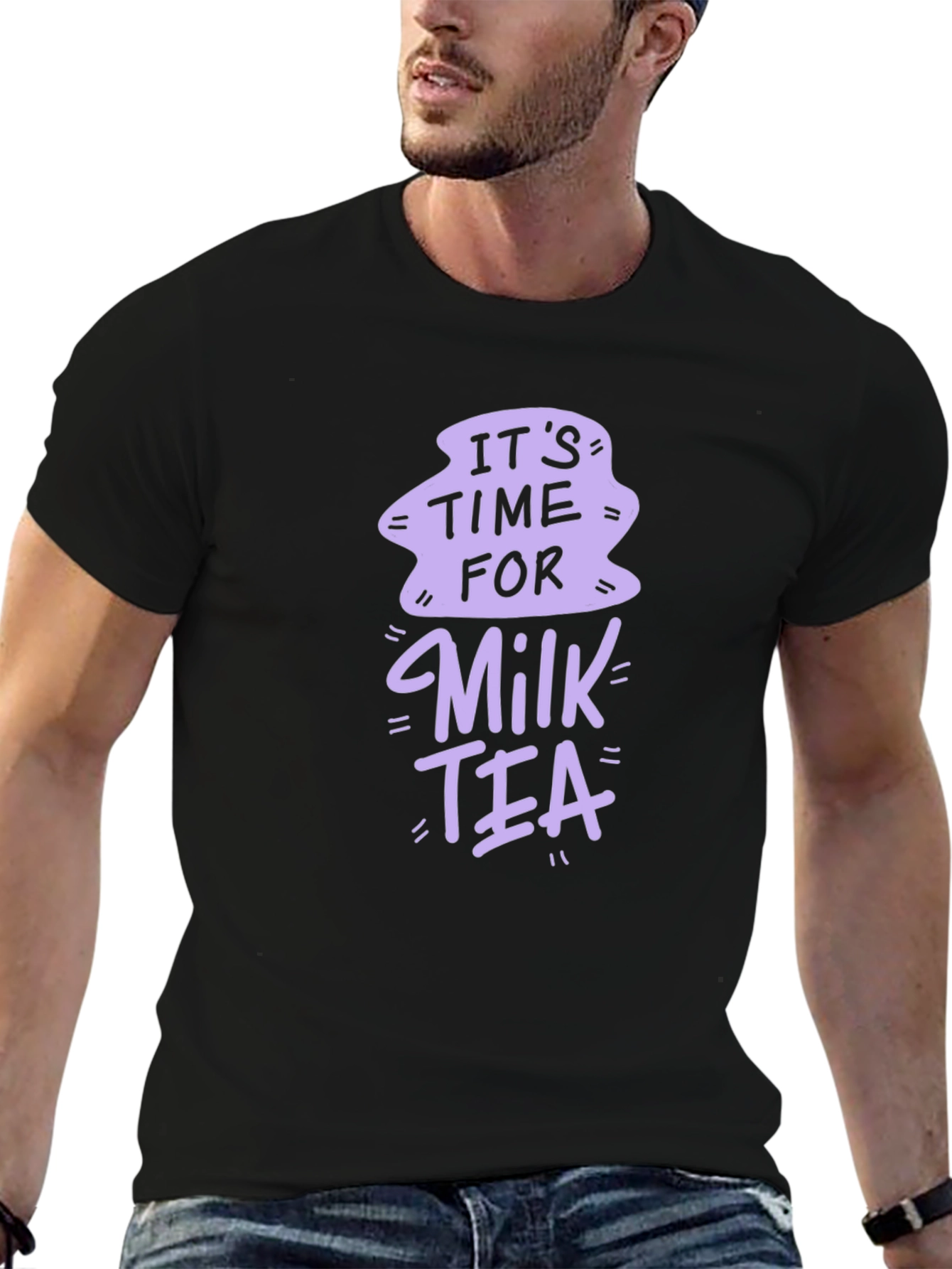 Its Time for Milk Tea Graphic T-Shirt