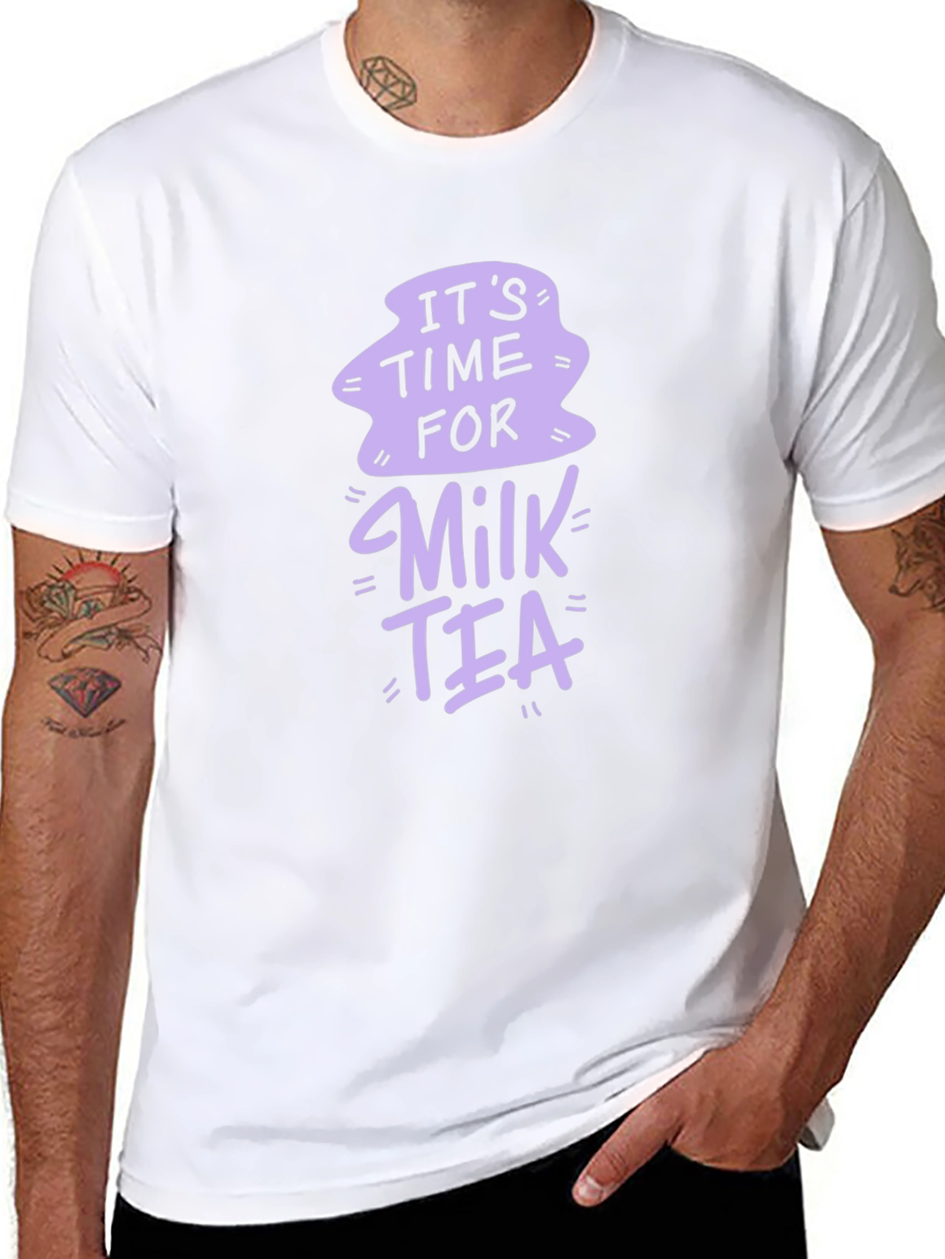 Its Time for Milk Tea Graphic T-Shirt