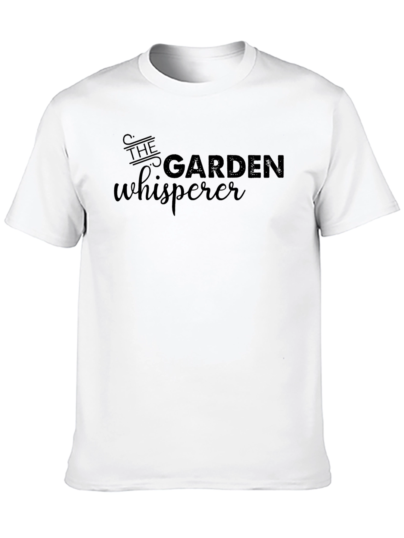 The Garden Whisperer Black T-Shirt