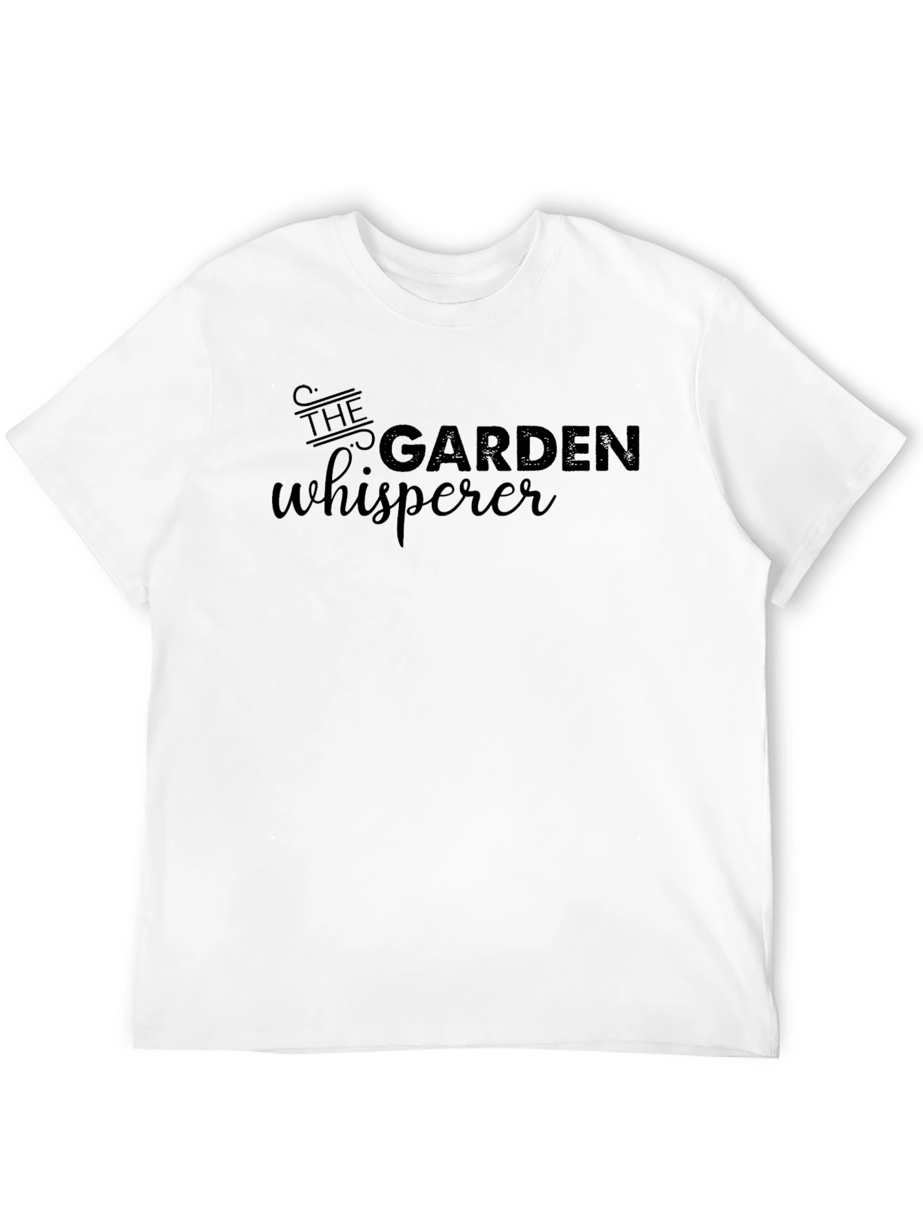 The Garden Whisperer Black T-Shirt