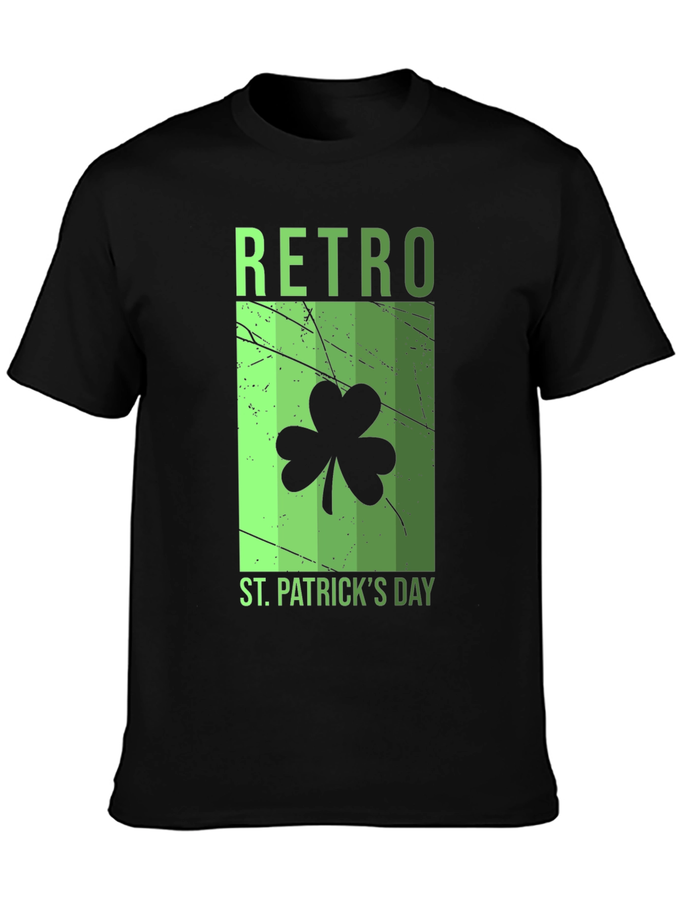 Retro St. Patricks Day Shamrock T-Shirt