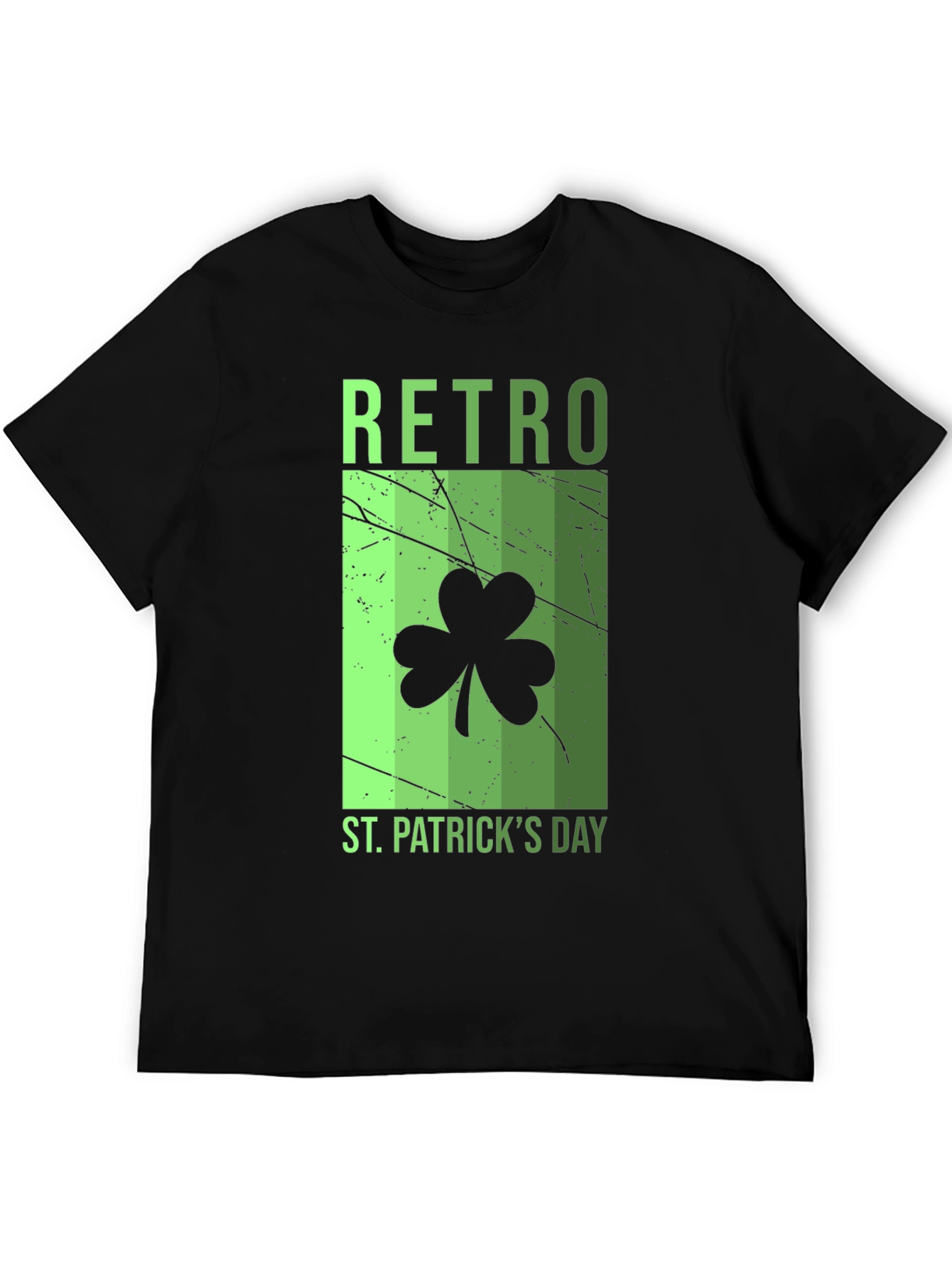 Retro St. Patricks Day Shamrock T-Shirt