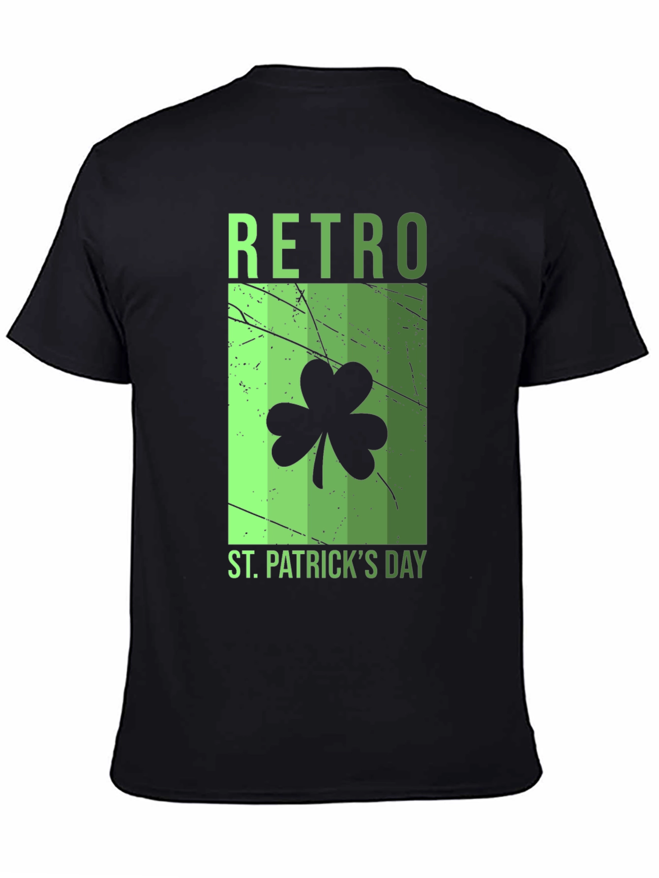 Retro St. Patricks Day Shamrock T-Shirt