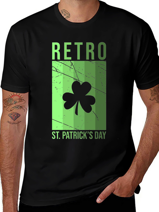 Retro St. Patricks Day Shamrock T-Shirt
