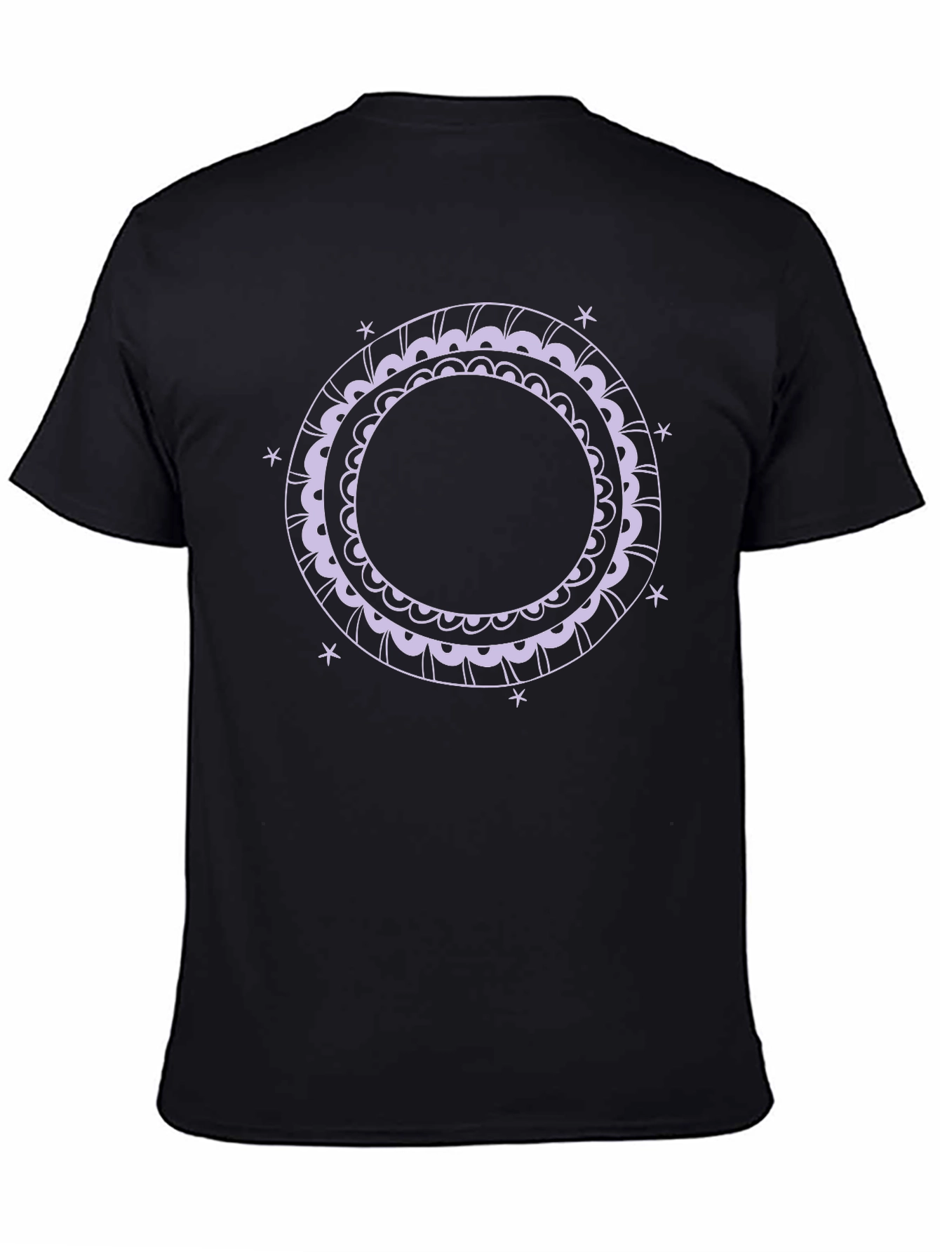 Cosmic Mandala Black T-Shirt