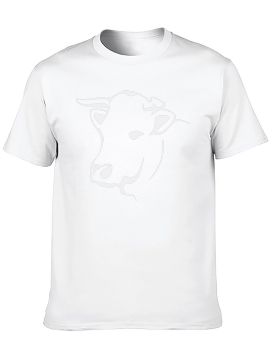 Cool Bull Graphic Tee - Black Cotton T-Shirt