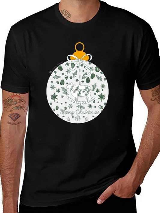 Festive Christmas Ornament Graphic T-Shirt