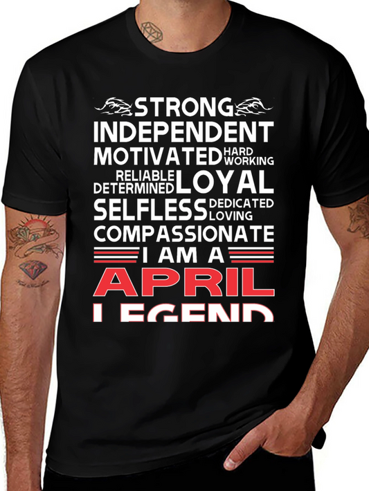 April Legend Graphic T-Shirt